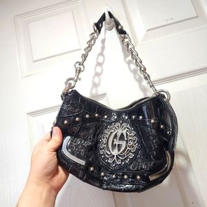 Vintage Guess Black Shoulder Bag